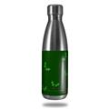 Skin Decal Wrap for RTIC Water Bottle 17oz Christmas Holly Leaves on Green (BOTTLE NOT INCLUDED)