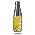 Skin Decal Wrap for RTIC Water Bottle 17oz Rising Sun Japanese Flag Yellow (BOTTLE NOT INCLUDED)