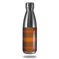 Skin Decal Wrap for RTIC Water Bottle 17oz Plaid Pumpkin Orange (BOTTLE NOT INCLUDED)
