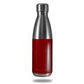 Skin Decal Wrap for RTIC Water Bottle 17oz Solids Collection Red Dark (BOTTLE NOT INCLUDED)