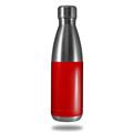 Skin Decal Wrap for RTIC Water Bottle 17oz Solids Collection Red (BOTTLE NOT INCLUDED)