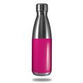 Skin Decal Wrap for RTIC Water Bottle 17oz Solids Collection Fushia (BOTTLE NOT INCLUDED)