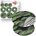 Decal Style Vinyl Skin Wrap 3 Pack for PopSockets Camouflage Green (POPSOCKET NOT INCLUDED)