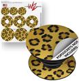 Decal Style Vinyl Skin Wrap 3 Pack for PopSockets Leopard Skin (POPSOCKET NOT INCLUDED)