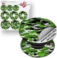 Decal Style Vinyl Skin Wrap 3 Pack for PopSockets WraptorCamo Digital Camo Green (POPSOCKET NOT INCLUDED)