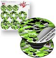 Decal Style Vinyl Skin Wrap 3 Pack for PopSockets WraptorCamo Digital Camo Neon Green (POPSOCKET NOT INCLUDED)