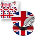 Decal Style Vinyl Skin Wrap 3 Pack for PopSockets Union Jack 02 (POPSOCKET NOT INCLUDED)