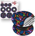Decal Style Vinyl Skin Wrap 3 Pack for PopSockets Crazy Dots 02 (POPSOCKET NOT INCLUDED)