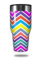 Skin Decal Wrap for Walmart Ozark Trail Tumblers 40oz Zig Zag Colors 04 (TUMBLER NOT INCLUDED)