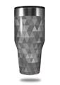 Skin Decal Wrap for Walmart Ozark Trail Tumblers 40oz Triangle Mosaic Gray (TUMBLER NOT INCLUDED)