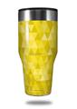 Skin Decal Wrap for Walmart Ozark Trail Tumblers 40oz Triangle Mosaic Yellow (TUMBLER NOT INCLUDED)