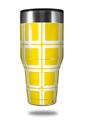 Skin Decal Wrap for Walmart Ozark Trail Tumblers 40oz Squared Yellow (TUMBLER NOT INCLUDED)