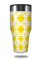 Skin Decal Wrap for Walmart Ozark Trail Tumblers 40oz Boxed Yellow (TUMBLER NOT INCLUDED)