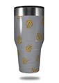 Skin Decal Wrap for Walmart Ozark Trail Tumblers 40oz Anchors Away Gray (TUMBLER NOT INCLUDED)