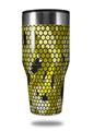 Skin Decal Wrap for Walmart Ozark Trail Tumblers 40oz HEX Mesh Camo 01 Yellow (TUMBLER NOT INCLUDED)