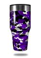 Skin Decal Wrap for Walmart Ozark Trail Tumblers 40oz WraptorCamo Digital Camo Purple (TUMBLER NOT INCLUDED)