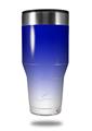 Skin Decal Wrap for Walmart Ozark Trail Tumblers 40oz Smooth Fades White Blue (TUMBLER NOT INCLUDED)