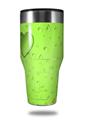 Skin Decal Wrap for Walmart Ozark Trail Tumblers 40oz Raining Neon Green (TUMBLER NOT INCLUDED)