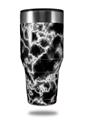 Skin Decal Wrap for Walmart Ozark Trail Tumblers 40oz Electrify White (TUMBLER NOT INCLUDED)
