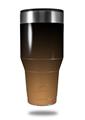 Skin Decal Wrap for Walmart Ozark Trail Tumblers 40oz Smooth Fades Bronze Black (TUMBLER NOT INCLUDED)