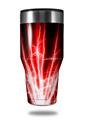 Skin Decal Wrap for Walmart Ozark Trail Tumblers 40oz Lightning Red (TUMBLER NOT INCLUDED)