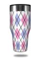 Skin Decal Wrap for Walmart Ozark Trail Tumblers 40oz Argyle Pink and Blue (TUMBLER NOT INCLUDED)