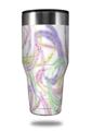 Skin Decal Wrap for Walmart Ozark Trail Tumblers 40oz Neon Swoosh on White (TUMBLER NOT INCLUDED)
