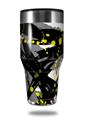 Skin Decal Wrap for Walmart Ozark Trail Tumblers 40oz Abstract 02 Yellow (TUMBLER NOT INCLUDED)