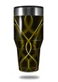 Skin Decal Wrap for Walmart Ozark Trail Tumblers 40oz Abstract 01 Yellow (TUMBLER NOT INCLUDED)