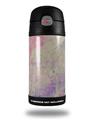 Skin Decal Wrap for Thermos Funtainer 12oz Bottle Pastel Abstract Pink and Blue (BOTTLE NOT INCLUDED)