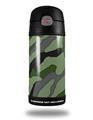 Skin Decal Wrap for Thermos Funtainer 12oz Bottle Camouflage Green (BOTTLE NOT INCLUDED)