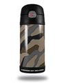 Skin Decal Wrap for Thermos Funtainer 12oz Bottle Camouflage Brown (BOTTLE NOT INCLUDED)