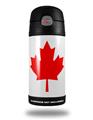 Skin Decal Wrap for Thermos Funtainer 12oz Bottle Canadian Canada Flag (BOTTLE NOT INCLUDED)
