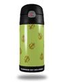 Skin Decal Wrap for Thermos Funtainer 12oz Bottle Anchors Away Sage Green (BOTTLE NOT INCLUDED)