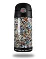 Skin Decal Wrap for Thermos Funtainer 12oz Bottle Sea Shells (BOTTLE NOT INCLUDED)