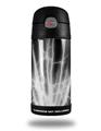 Skin Decal Wrap for Thermos Funtainer 12oz Bottle Lightning White (BOTTLE NOT INCLUDED)