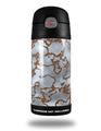 Skin Decal Wrap for Thermos Funtainer 12oz Bottle Rusted Metal (BOTTLE NOT INCLUDED)