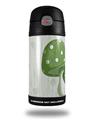 Skin Decal Wrap for Thermos Funtainer 12oz Bottle Mushrooms Green (BOTTLE NOT INCLUDED)
