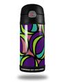 Skin Decal Wrap for Thermos Funtainer 12oz Bottle Crazy Dots 01 (BOTTLE NOT INCLUDED)
