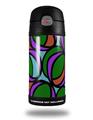 Skin Decal Wrap for Thermos Funtainer 12oz Bottle Crazy Dots 03 (BOTTLE NOT INCLUDED)