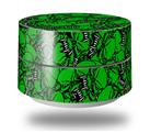 Skin Decal Wrap for Google WiFi Original Scattered Skulls Green (GOOGLE WIFI NOT INCLUDED)