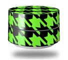 Skin Decal Wrap for Google WiFi Original Houndstooth Neon Lime Green on Black (GOOGLE WIFI NOT INCLUDED)