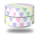 Skin Decal Wrap for Google WiFi Original Pastel Hearts on White (GOOGLE WIFI NOT INCLUDED)
