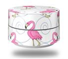 Skin Decal Wrap for Google WiFi Original Flamingos on White (GOOGLE WIFI NOT INCLUDED)