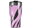 WraptorSkinz Skin Wrap compatible with 2017 and newer RTIC Tumblers 30oz Zebra Skin Pink (TUMBLER NOT INCLUDED)