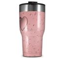 WraptorSkinz Skin Wrap compatible with 2017 and newer RTIC Tumblers 30oz Raining Pink (TUMBLER NOT INCLUDED)