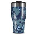 WraptorSkinz Skin Wrap compatible with 2017 and newer RTIC Tumblers 30oz WraptorCamo Old School Camouflage Camo Navy (TUMBLER NOT INCLUDED)