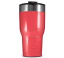 WraptorSkinz Skin Wrap compatible with 2017 and newer RTIC Tumblers 30oz Solids Collection Coral (TUMBLER NOT INCLUDED)