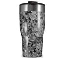 WraptorSkinz Skin Wrap compatible with 2017 and newer RTIC Tumblers 30oz Marble Granite 02 Speckled Black Gray (TUMBLER NOT INCLUDED)