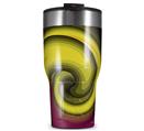 WraptorSkinz Skin Wrap compatible with 2017 and newer RTIC Tumblers 30oz Alecias Swirl 01 Yellow (TUMBLER NOT INCLUDED)